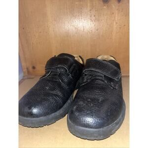 Dr Comfort Men's Brian Black Leather Slip On Adjustable Shoes US 10 Men's